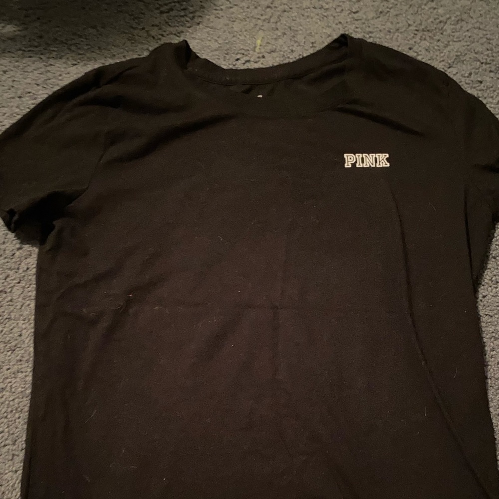 black (pink) shirt